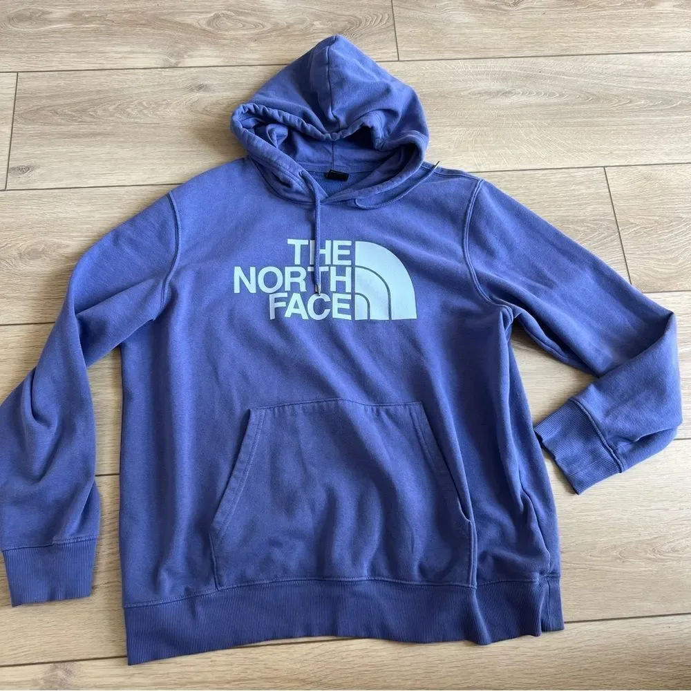 THE NORTH FACE Half Dome Pullover Hoodie Cave Blue Purple Men’s Size XL